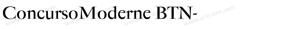 ConcursoModerne BTN字体转换